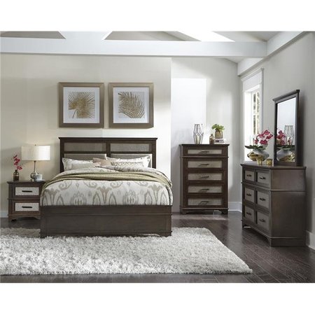 PROGRESSIVE FURNITURE Progressive Furniture P615-43 Bedroom Nightstand; Gray Chalk P615-43
